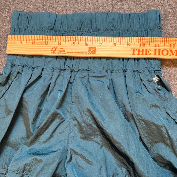 Free People FP‎ Movement Shorts Athletic Sz S Green Teal "The Way Home" - Picture 4 of 9